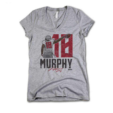 V-Neck Athletic Gray